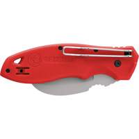 FastBack Hawk Bill Folding Knife, 2-1/4" Blade, Stainless Steel Blade, Plastic Handle Absolute Business Supply