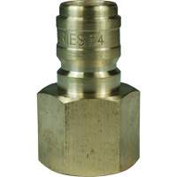 Bouchon d'interconnecteur &agrave; passage direct DQC de s&eacute;rie E, Laiton, 3/4", NPTF femelle, 1700 PSI Absolute Business Supply