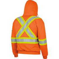 338SF Capuche &agrave; fermeture &eacute;clair ignifug&eacute;e, Hommes, T-Grand, Orange haute visibilit&eacute;, 22 cal/cm² Absolute Business Supply