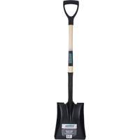 Square Point Shovel, Hardwood, Tempered Steel Blade, D-Grip Handle, 29" Long Absolute Business Supply