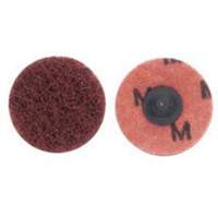 Quick-Change Buffing Disc, 2" Dia., Medium Grit, Aluminum Oxide Absolute Business Supply