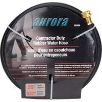 Contractor Duty Rubber Hose, Rubber, 5/8" dia. x 25' Absolute Business Supply