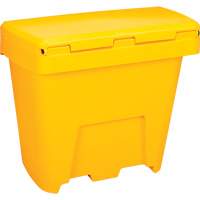 Bacs d'entreposage pour sel & sable, Avec Moraillon, 21" x 27" x 26", 4,24 pi³, Jaune Absolute Business Supply