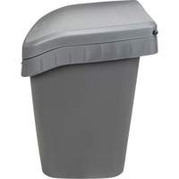 Bacs d'entreposage pour sel & sable, Avec Moraillon, 21" x 27" x 26", 4,24 pi³, Gris Absolute Business Supply