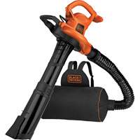 Souffleur/aspirateur/broyeur de feuilles 3-en-1 VacPack, Vitesse d'air 250 mi/h, &eacute;lectrique Absolute Business Supply
