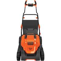 Lawn Mower with Comfort Grip Handle, Push Walk-Behind, Electric, 17" Cutting Width Absolute Business Supply