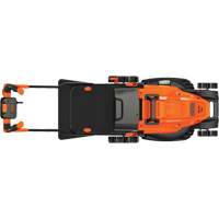 Lawn Mower with Comfort Grip Handle, Push Walk-Behind, Electric, 17" Cutting Width Absolute Business Supply