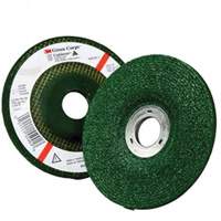 Green Corps Depressed Centre Wheel, 4-1/2" x 1/4", 7/8" Arbor, Aluminum Oxide, Type 27 Absolute Business Supply