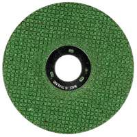 Green Corps Flexible Grinding Wheel, 4-1/2" x 1/8", 7/8" Arbor, Ceramic, Type 27 Absolute Business Supply