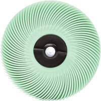 Scotch-Brite Radial Bristle Disc, Aluminum Oxide, 1 Micron Grit, 3" Dia. Absolute Business Supply