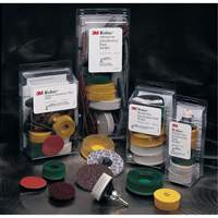 Scotch-Brite Roloc Bristle Disc Kit, Ceramic, 50, 80, 120 Grit, 2" Dia. Absolute Business Supply