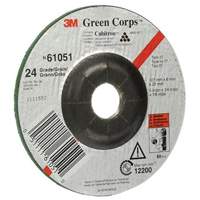 Green Corps Flexible Grinding Wheel, 5" x 1/4", 7/8" Arbor, Ceramic, Type 1 Absolute Business Supply