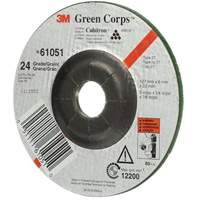 Green Corps Flexible Grinding Wheel, 5" x 1/4", 7/8" Arbor, Ceramic, Type 1 Absolute Business Supply