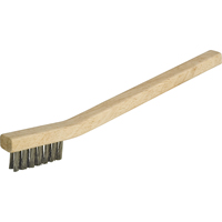 Petites brosses industrielles de nettoyage, Acier inoxydable, 3 x 7 rangs de fils, Longueur 7-3/4" Absolute Business Supply