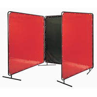 &eacute;cran et cadre pour soudage, Vert olive, 6' x 6' Absolute Business Supply