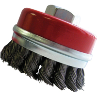 Bridled Cup Brushes, 3" Dia. x 5/8"-11 Arbor Absolute Business Supply