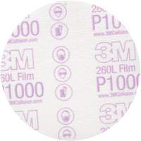 Hookit Finishing Film Disc, 5" Dia., P1000 Grit, Aluminum Oxide Absolute Business Supply