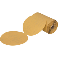 Stikit 216U Gold Paper Disc Roll, 6" Dia., P360 Grit, Aluminum Oxide Absolute Business Supply