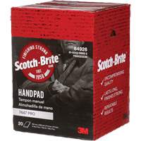 Scotch-Brite 7447 Hand Pads, Aluminum Oxide, 9" x 6", Very Fine Grit Absolute Business Supply