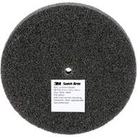 Scotch-Brite EXL Unitized Wheel, 5" x 1/2", 1/4" Arbor, Fine Grit, Silicon Carbide Absolute Business Supply