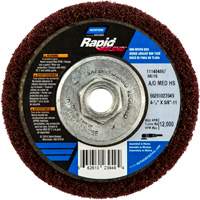 Meule abrasive non tiss&eacute;e &agrave; moyeu d&eacute;port&eacute; Rapid Blend, 4-1/2" dia., Grain 150-180, Oxyde d'aluminium Absolute Business Supply