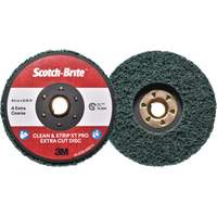 Scotch-Brite Clean & Strip XT Pro Extra Cut Disc, 4-1/2" Dia., Extra Coarse Grit, Aluminum Oxide Absolute Business Supply