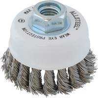 ALLSTEEL Wire Brush, 3" Dia. x 5/8"-11 Arbor Absolute Business Supply