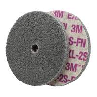 Scotch-Brite EXL Unitized Wheel, 6" x 1/4", 1/4" Arbor, Fine Grit, Aluminum Oxide/Ceramic/Zirconium Absolute Business Supply