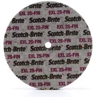 Scotch-Brite EXL Unitized Wheel, 6" x 1/4", 1/4" Arbor, Fine Grit, Silicon Carbide Absolute Business Supply