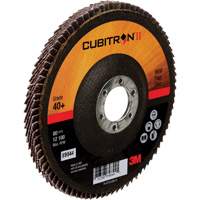 Disque &agrave; lamelles 969F Cubitron II , 5" x 7/8", Type 27, Grain 40+, C&eacute;ramique Absolute Business Supply
