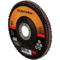 Disque &agrave; lamelles 969F Cubitron II , 5" x 7/8", Type 27, Grain 40+, C&eacute;ramique Absolute Business Supply