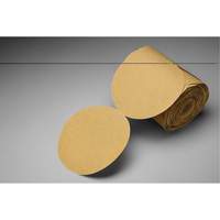 Disque abrasif dor&eacute; en rouleau de papier Stikit, 6" dia., Grain P150, Oxyde d'aluminium Absolute Business Supply