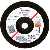 Green Corps Depressed Centre Wheel, 7" x 1/8", 7/8" Arbor, Ceramic, Type 27 Absolute Business Supply