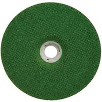 Green Corps Depressed Centre Wheel, 7" x 1/8", 7/8" Arbor, Ceramic, Type 27 Absolute Business Supply