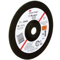 Green Corps Depressed Centre Wheel, 7" x 1/8", 7/8" Arbor, Ceramic, Type 27 Absolute Business Supply