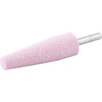 Vitrified Bond Mounted Point, A1, Aluminum Oxide, 3/4" Dia., 2-1/2" L, 80 Grit Absolute Business Supply