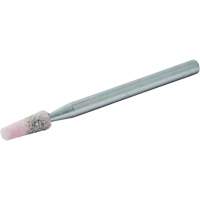 Vitrified Bond Mounted Point, B97, Aluminum Oxide, 1/8" Dia., 3/8" L, 80 Grit Absolute Business Supply