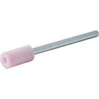Vitrified Bond Mounted Point, B135, Aluminum Oxide, 1/4" Dia., 1/2" L, 80 Grit Absolute Business Supply