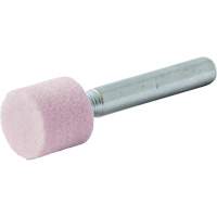 Vitrified Bond Mounted Point, W185, Aluminum Oxide, 1/2" Dia., 1/2" L, 80 Grit Absolute Business Supply