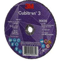 Meule &agrave; tronçonner Cubitron 3, 4" x 1/8", Arbre de 3/8", Type T1, C&eacute;ramique, 21000 Tr/min Absolute Business Supply