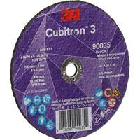 Meule &agrave; tronçonner Cubitron 3, 4" x 1/8", Arbre de 3/8", Type T1, C&eacute;ramique, 21000 Tr/min Absolute Business Supply