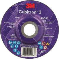 Cubitron 3 Cut-Off Wheel, 4-1/2" x 0.04", 7/8" Arbor, Type T27, Ceramic, 13300 RPM Absolute Business Supply