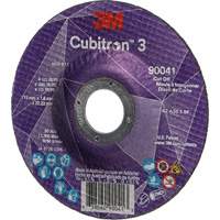 Cubitron 3 Cut-Off Wheel, 4-1/2" x 0.045", 7/8" Arbor, Type T27, Ceramic, 13300 RPM Absolute Business Supply