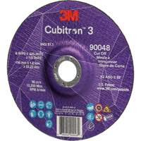 Meule &agrave; tronçonner Cubitron 3, 6" x 0,045", Arbre de 7/8", Type T27, C&eacute;ramique, 10 200 Tr/min Absolute Business Supply