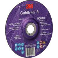 Meule &agrave; tronçonner Cubitron 3, 6" x 0,045", Arbre de 7/8", Type T27, C&eacute;ramique, 10 200 Tr/min Absolute Business Supply