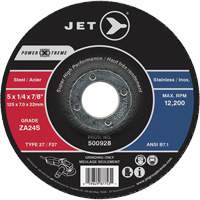 Meule Power-Xtreme ZA24S, 4-1/2" x 1/4", Arbre 7/8", Type 27 Absolute Business Supply