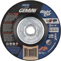 Gemini RightCut Right Angle Cut-Off Wheel, 4-1/2" x 0.045", 5/8"-11 Arbor, Type 27/42, Aluminum Oxide, 13580 RPM Absolute Business Supply