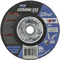 Disque combin&eacute; de meulage et tronçonnage Gemini XXL, 4-1/2" x 1/8", Arbre de 5/8"-11, Type 27, Oxyde d'aluminium Absolute Business Supply