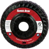Disque Clean and Strip XT Pro XO-DC Scotch-Brite, 4-1/2" dia., Grain Extra grossier, Carbure de silicium Absolute Business Supply