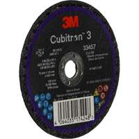 Meule &agrave; tronçonner Cubitron 3, 3" x 0,063", Arbre de 3/8", C&eacute;ramique Absolute Business Supply